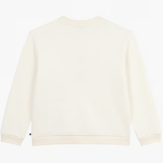 Petit bateau - Pull col rond en coton - Beige
