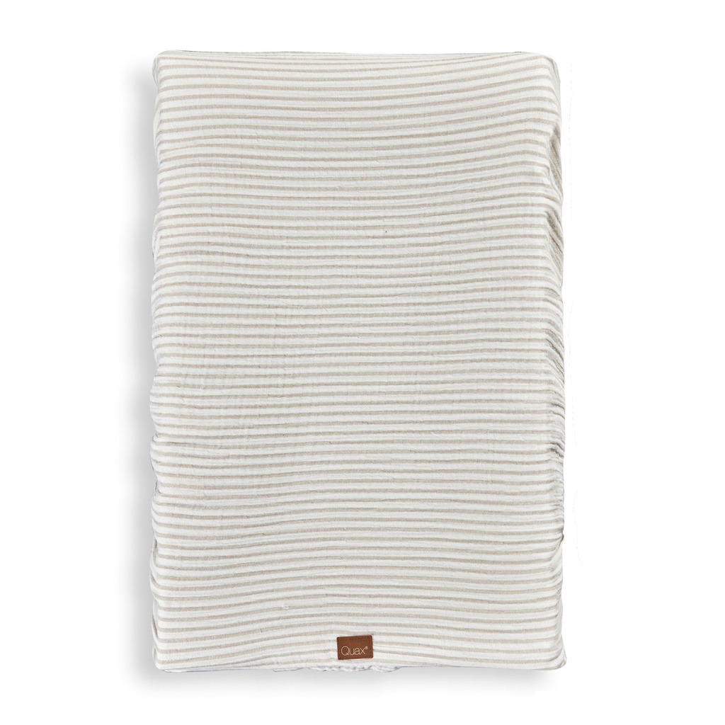 Quax - Housse de Matelas à Langer en Tétra - Stripes