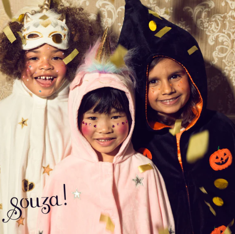 Suza - Cape citrouille halloween - 4/8 ans