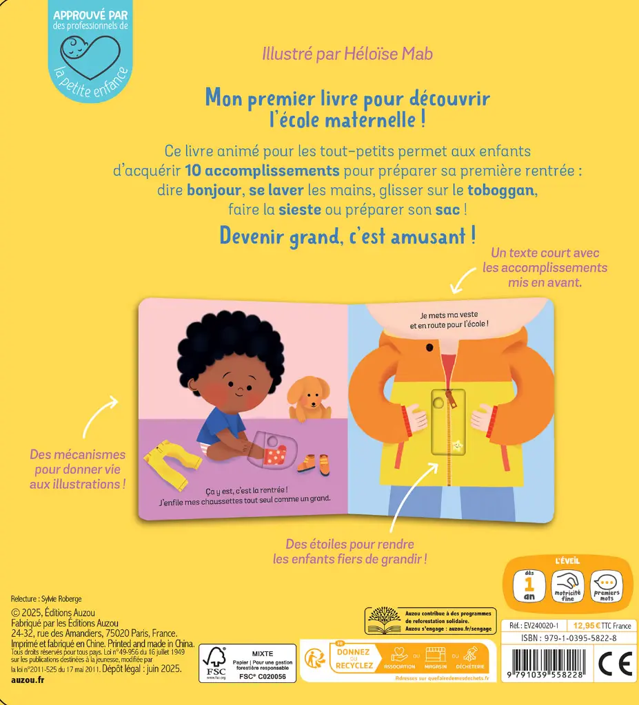 Auzou livre JE DEVIENS GRAND - VIVE L'ÉCOLE ! 4.webp