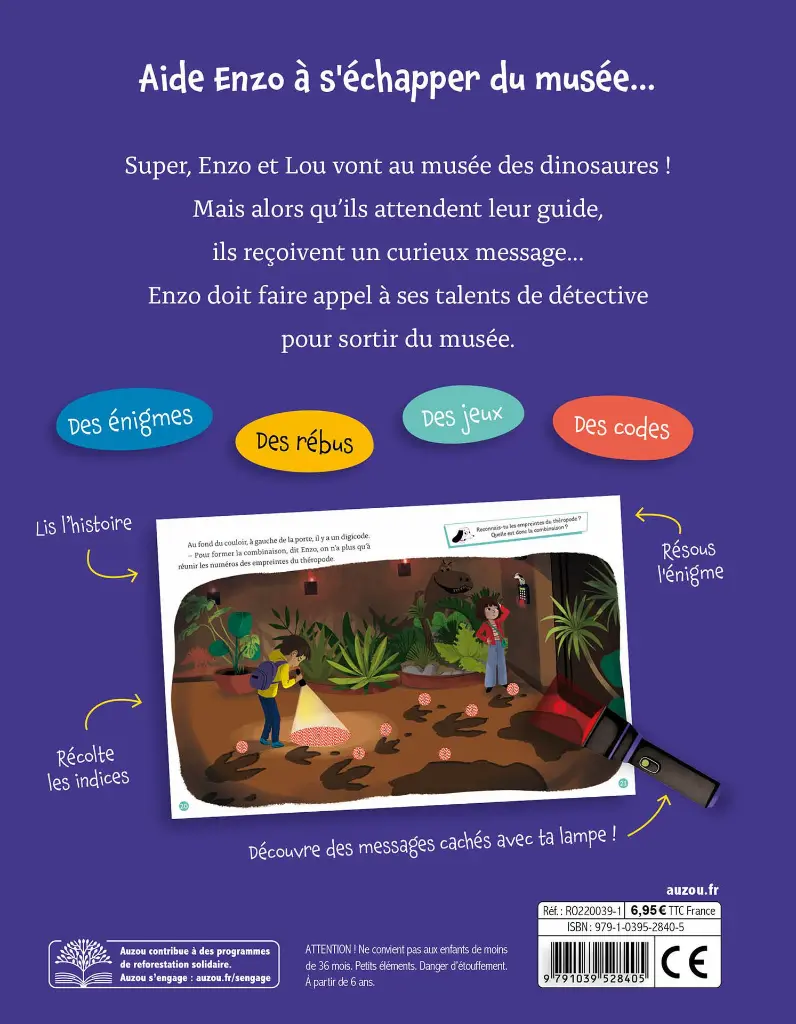 Auzou - Mon roman énigme - Mes premières enquêtes - Le musée des dinosaures 4.webp