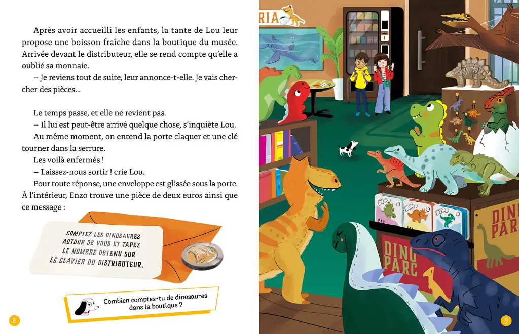 Auzou - Mon roman énigme - Mes premières enquêtes - Le musée des dinosaures 3.webp