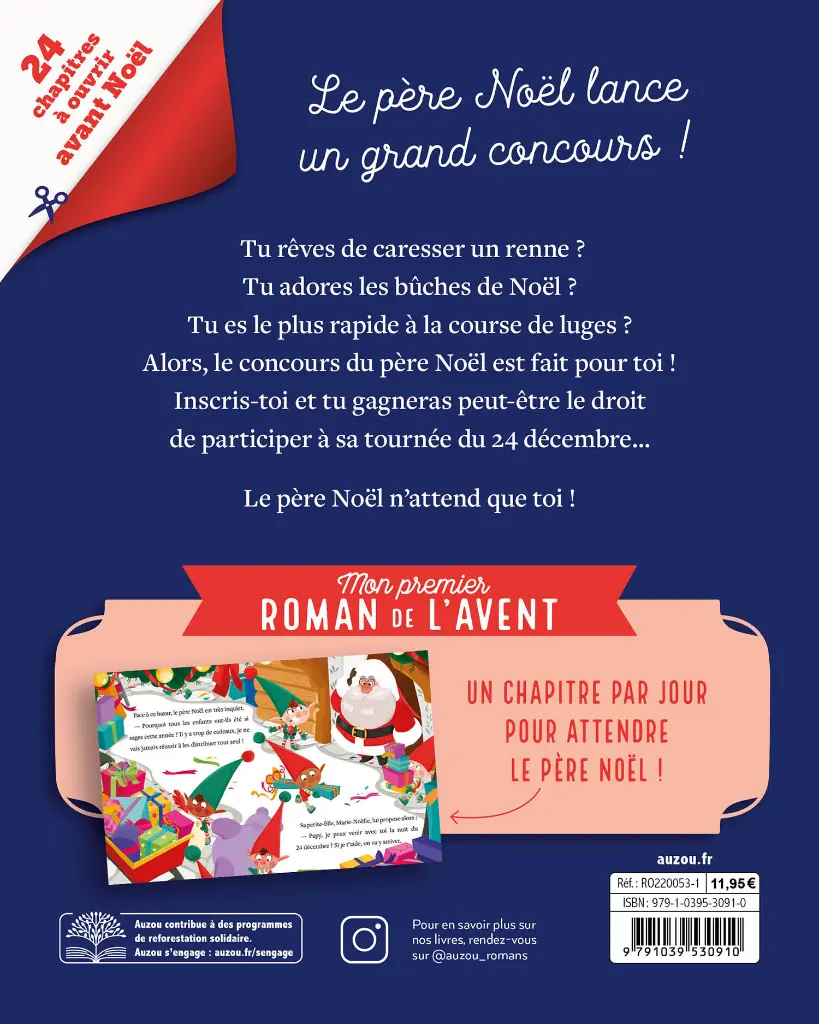 Auzou - Mon premier roman de l'Avent - Le concours du Père Noël 6.webp
