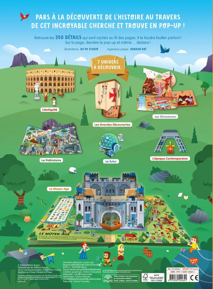 Auzou - Cherche et trouve 3D - Dans le temps 4.webp