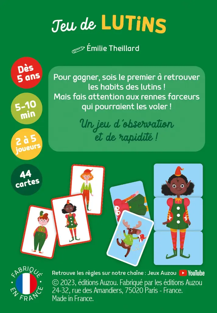 Auzou - Jeu de cartes - Jeu de lutins 4.webp