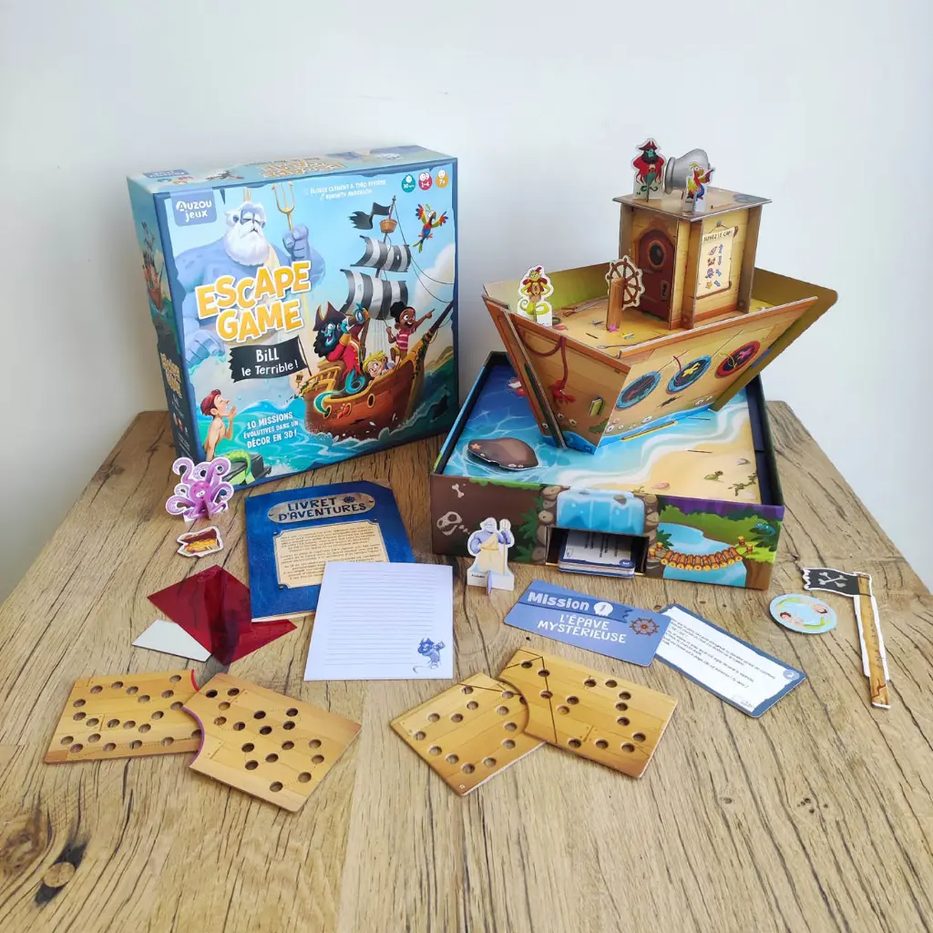 Auzou - Grands Jeux - Escape game Bill le Terrible 2.webp