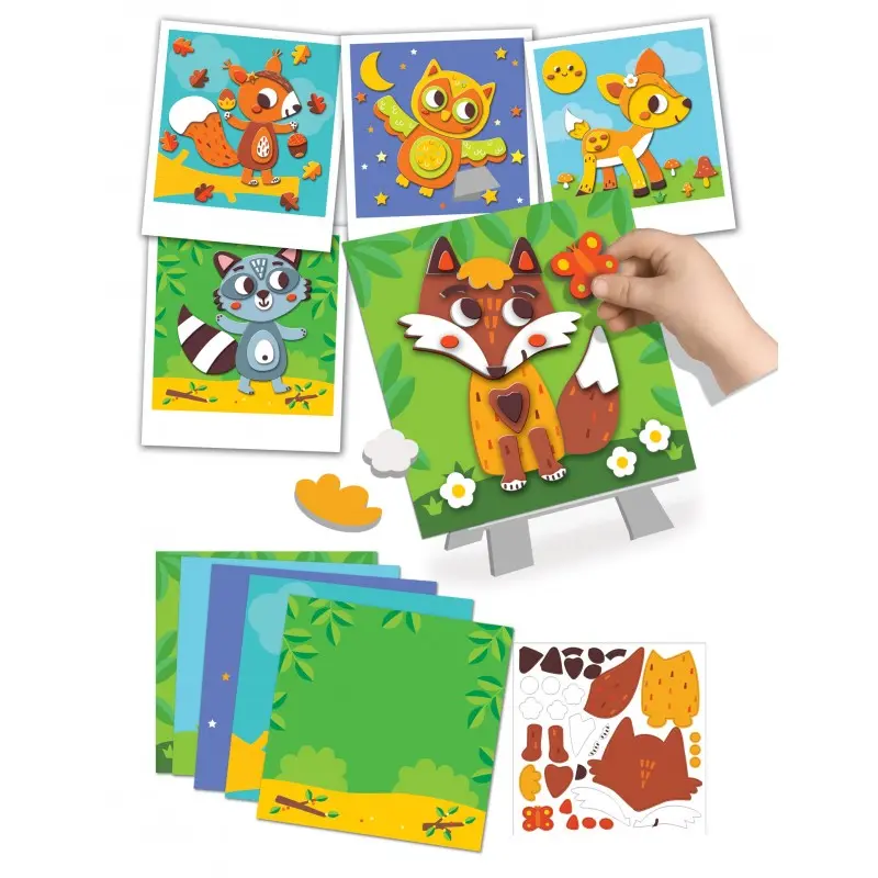 tableaux-faciles-portraits-en-relief-animaux-de-la-foret (1).webp