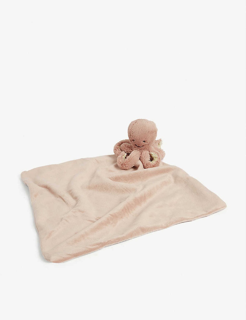 Jellycat - Doudou pieuvre - Odell Octopus Soother - rose
