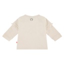 BABYFACE - T-shirt longues manches bébé fille - Ivoire