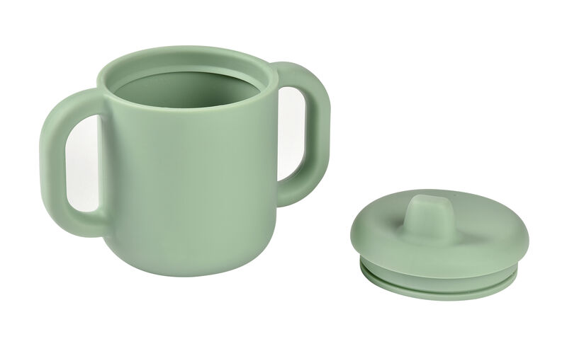 Beaba - Tasse d'apprentissage en silicone 170 ml - 8m + - Vert