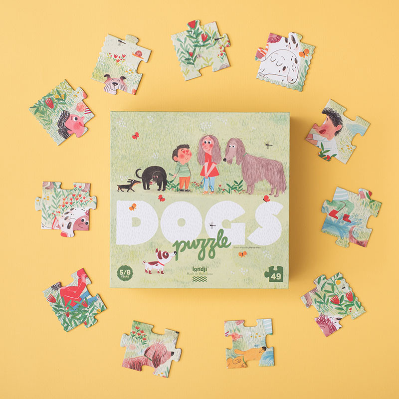 Londji - Puzzle chiens 49 pcs - 5 / 8 ans