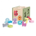 Sassi - Le cube des chiffres - Jeux en bois + livre
