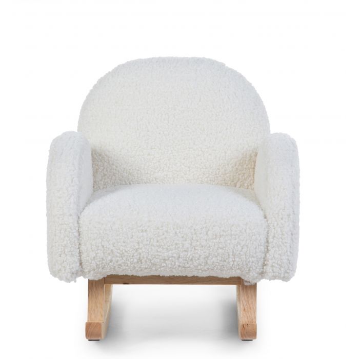 Childhome - Fauteuil à bascule - Teddy - Écru naturel