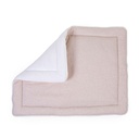 Childhome - Tapis de parc - 75x95 cm - Jersey Melange Beige / Muslin Teddy