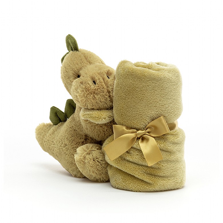 Jellycat - Dinosaure vert timide - Soother