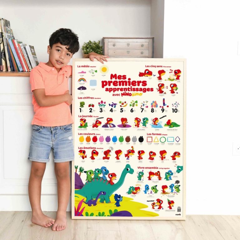 Poppik - Poster maternelle + 60 stickers