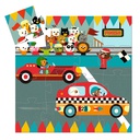 DJECO - Puzzle Le bolide 16 pcs - 3 ans +