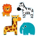 DJECO - Puzzles Primo - Dans la jungle - 2 ans +