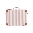 Childhome - Valise Mini Traveller - Nude rayures/Terracotta