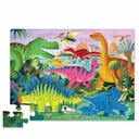 Crocodile Creek - Puzzle de sol Dino Land - 36 pcs