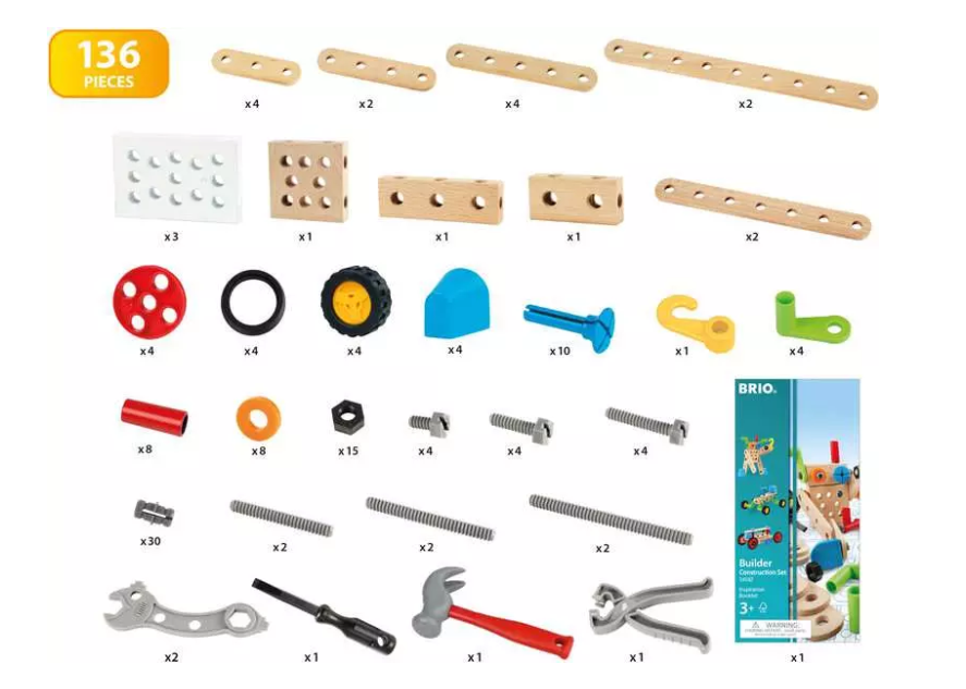 Brio - Boîte à outils Builder 48 pièces