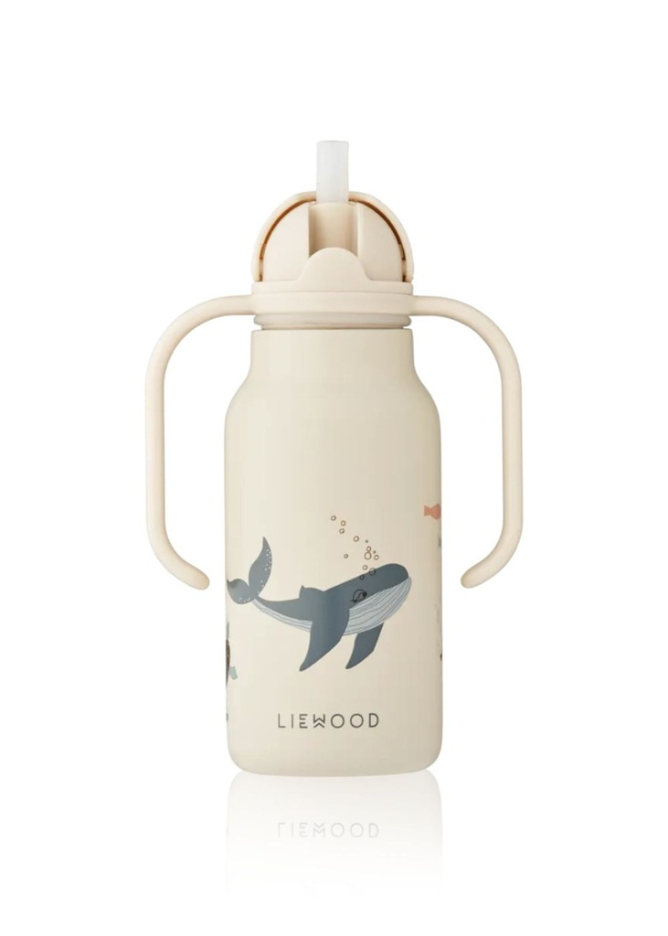 LIEWOOD - Gourde en acier 250 ml Kimmie - Shell/Pale Tuscany