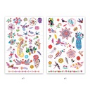 DJECO - Lot de 50 tatouages - Plume color - 3 ans +