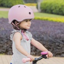 Globber - Casque Go Up Lights - Pastel Rose - Modèle