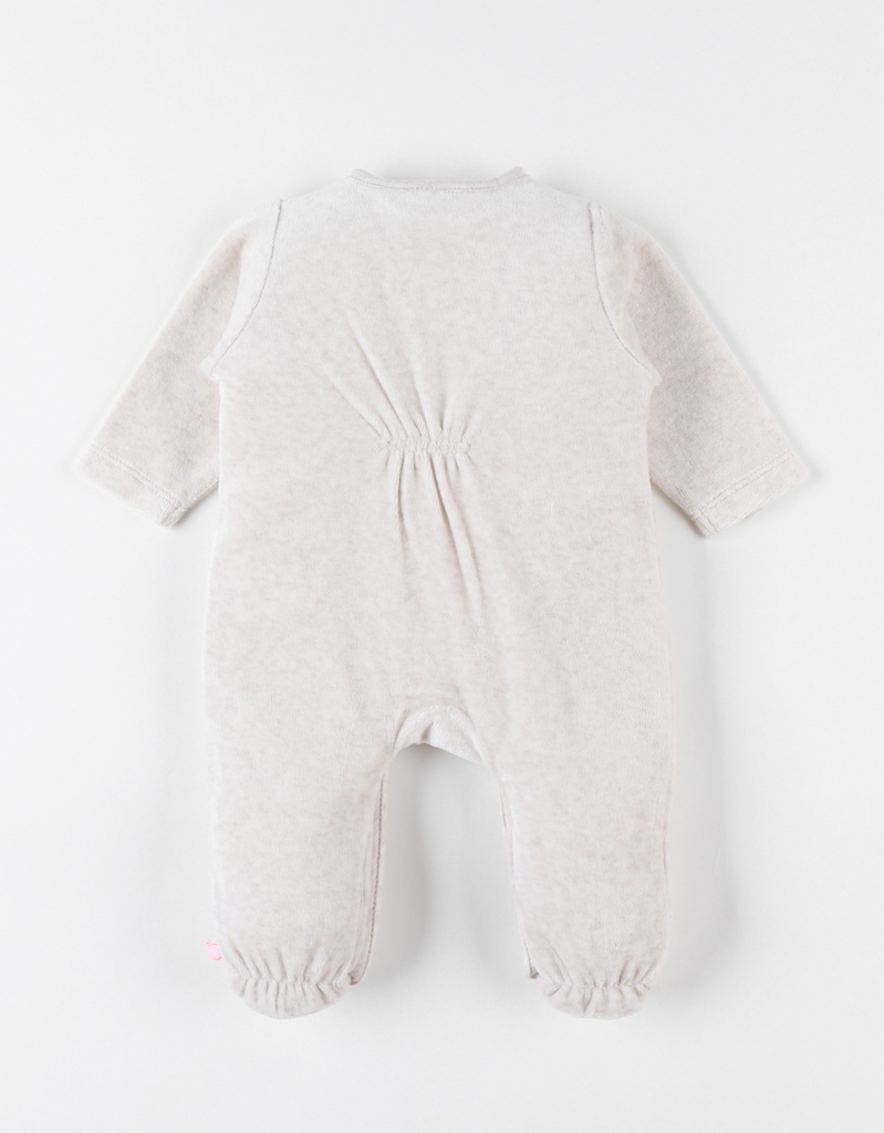 Noukie's - Pyjama dinosaure en velours - Blanc