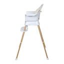 Quax - Chaise Bébé Evolutive Ultimo 3 Luxe - Blanc-Naturel