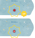Badabulle - Tapis de bain XXL avec témoin de température