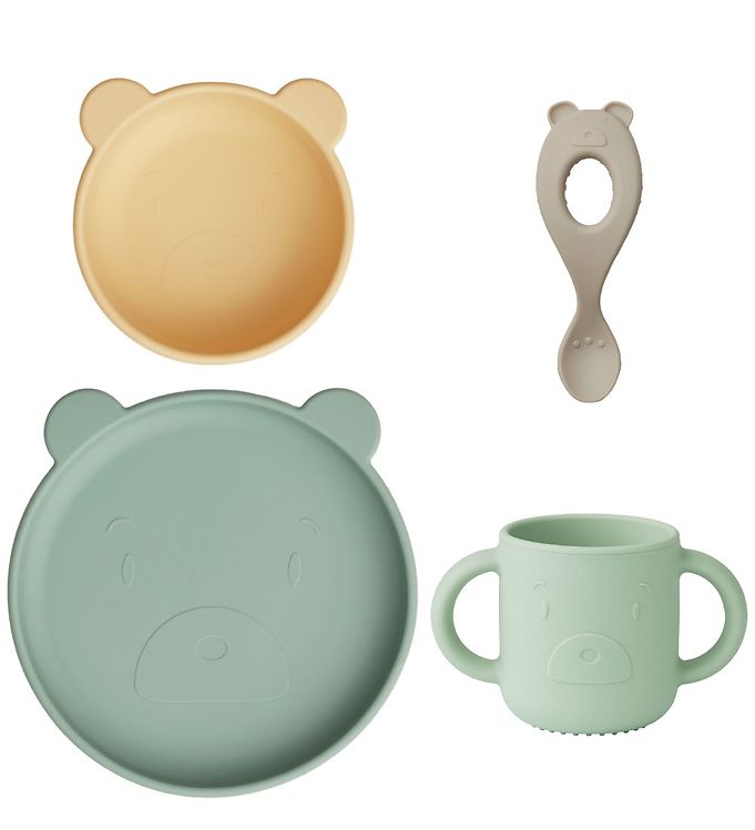 LIEWOOD - Ensemble  en silicone Mr Bear - Sandy Multi Mix