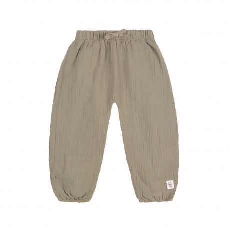 Lassig - Pantalon muslin gots - Olive