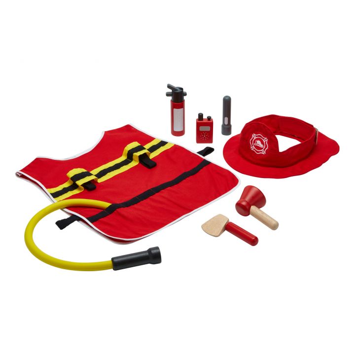 Plan Toys - Set du parfait petit pompier/Fire Fighter Play Set - Dès 3 ans