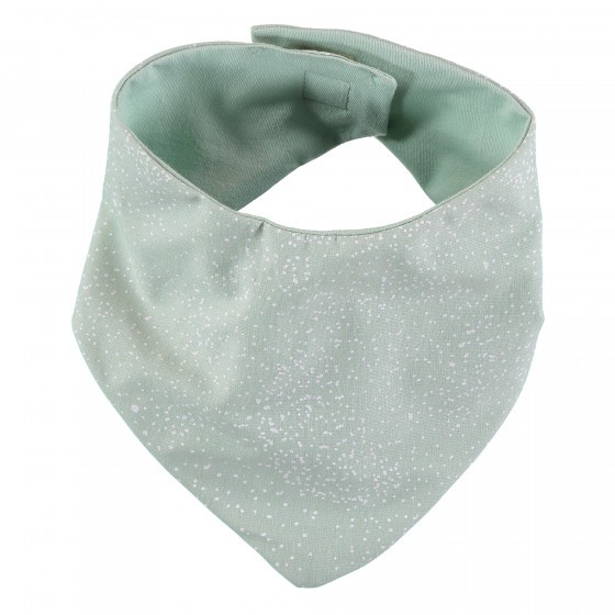 Nobodinoz - Bavoir Bandana - White Bubble/ Aqua