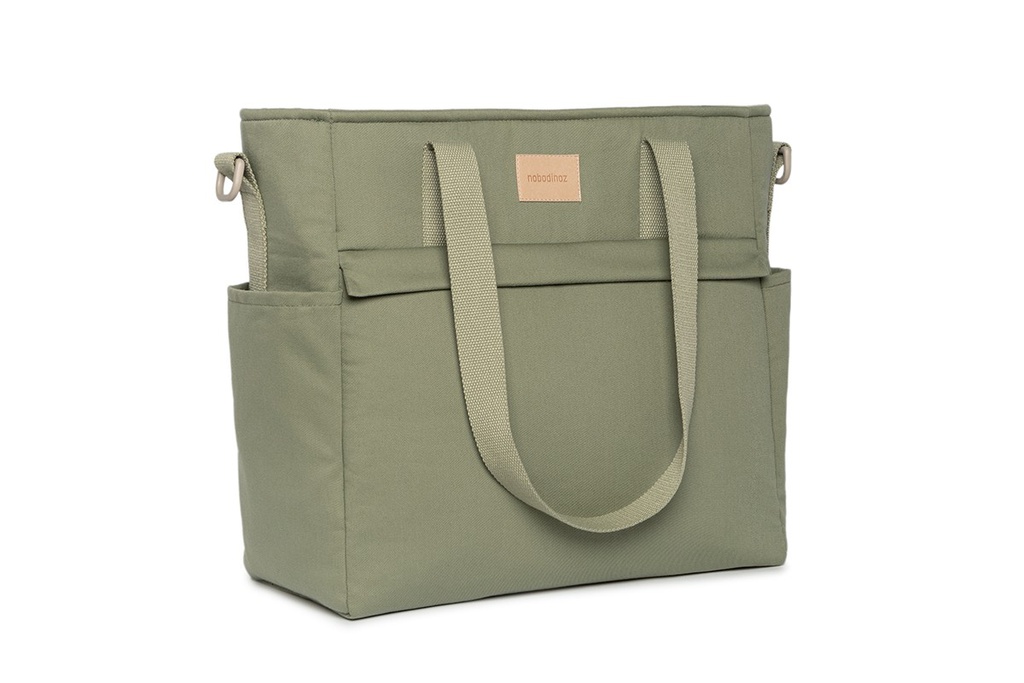 Nobodinoz - Sac à dos de change Go Baby Go - Olive Green