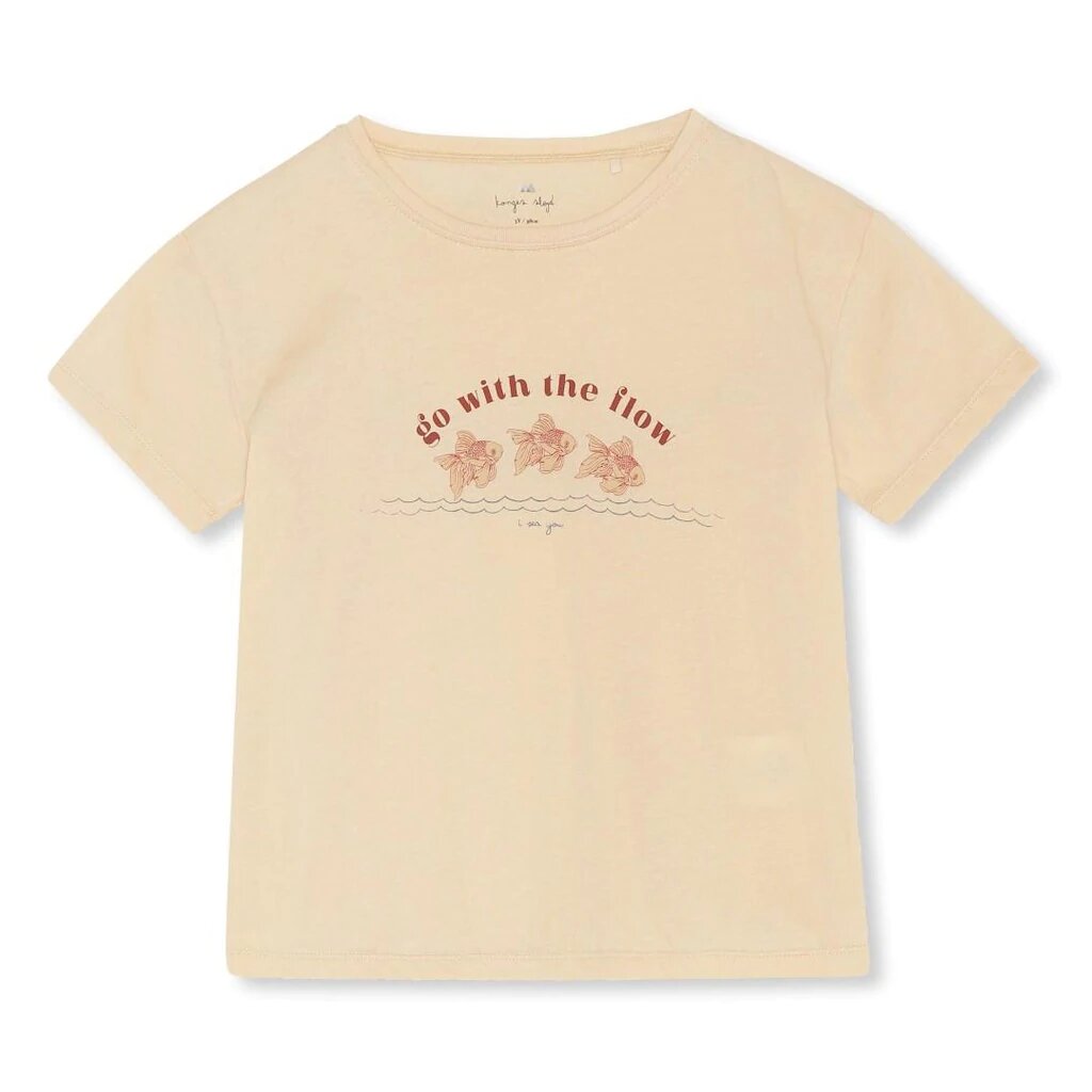 Konges Slojd - T-shirt poissons - Marzipan