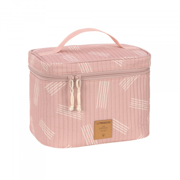 Lassig - Beauty Case Caddy To Go - Rayures rose