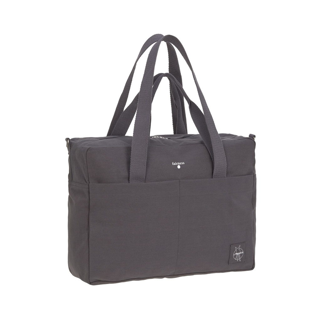 Lässig - Sac à langer - GRE Cotton Essential - Anthracite