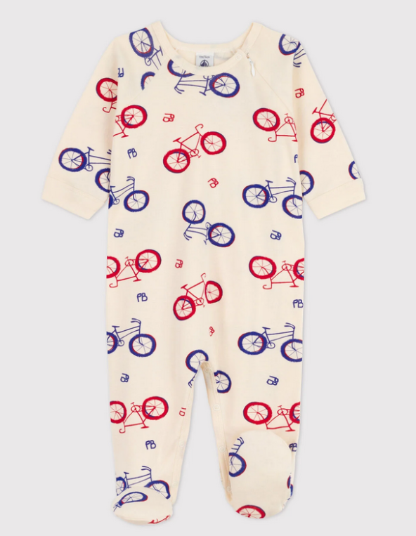 Petit Bateau - Pyjama/Dors-bien en coton BIO - Vélos