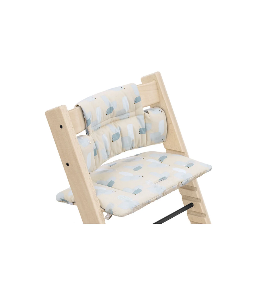 Stokke - Coussin Tripp Trapp Classic - Oiseaux Bleu