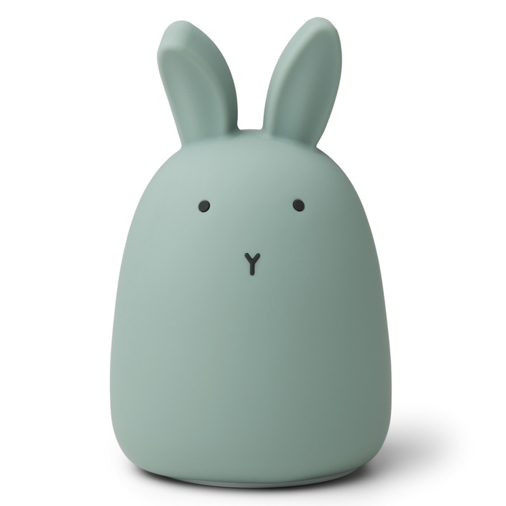 LIEWOOD - Veilleuse lapin rechargeable en silicone Winston - Peppermint