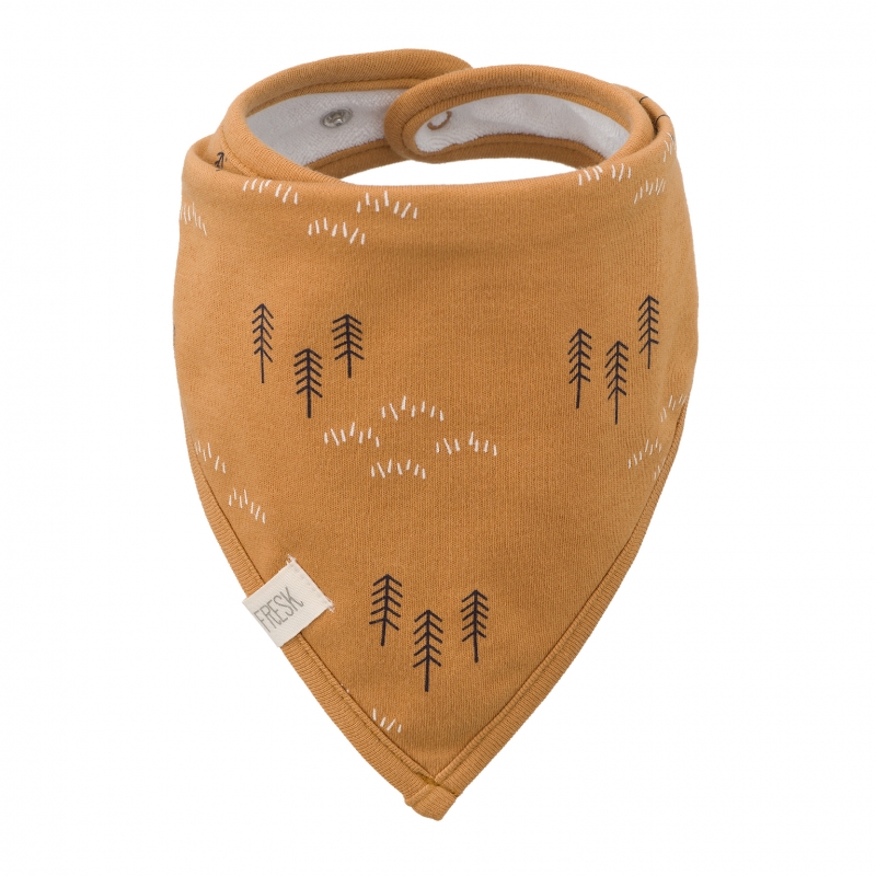 Fresk - Bavoir Bandana - Woods Spruce Yellow