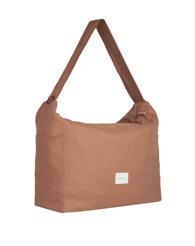 Nobodinoz - Sac pour poussette - Noisette