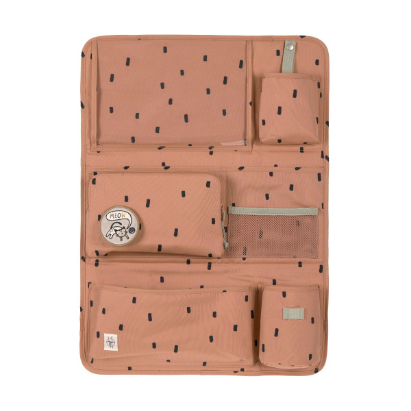 Lassig - Organisateur de voiture Happy Prints - Caramel