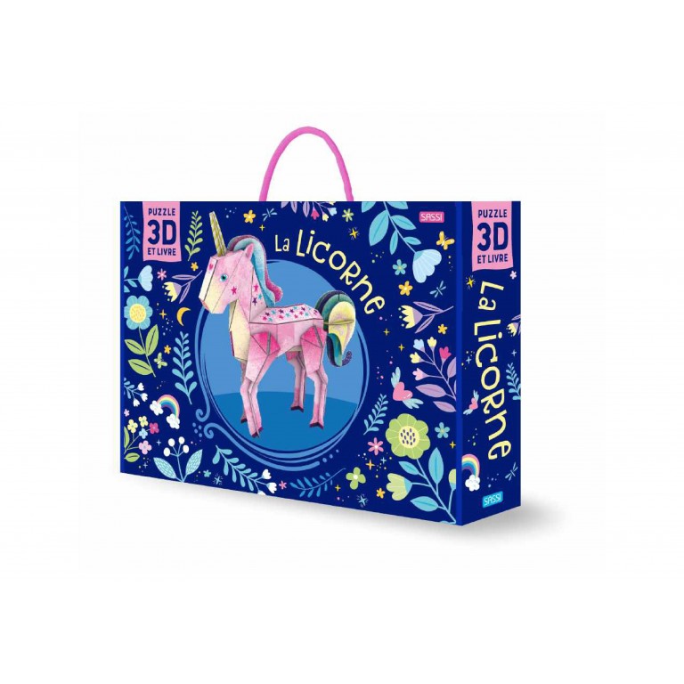 Sassi - Puzzle 3D et livre - La Licorne