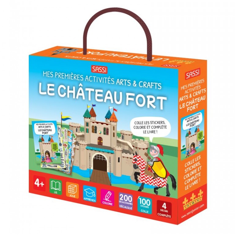 Sassi - Mes premières activités Arts &amp; Crafts - Le Château Fort