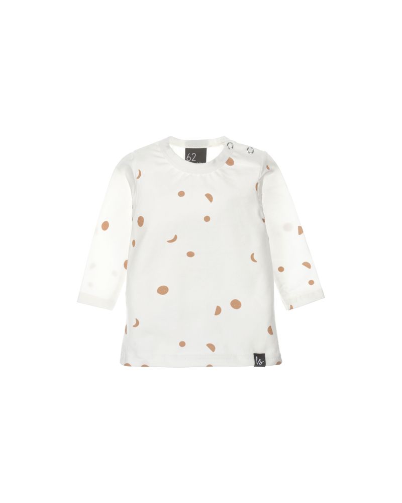 Babystyling - T-shirt longues manches phases de la lune - Nude