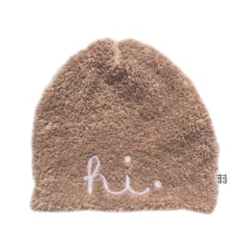 Aai Aai - Bonnet teddy hiver - Camel