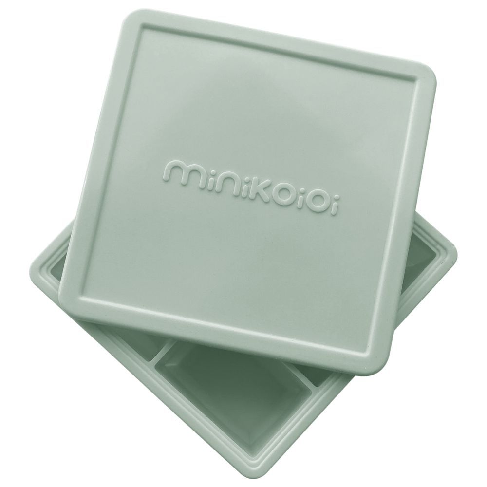 Minikoioi - Puree Pods en silicone - River Green
